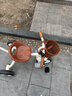 樂(lè )卡（Lecoco）兒童三輪車(chē)寶寶腳踏車(chē)玩具孩子童車(chē)2-6歲自行車(chē)免充氣輪 尼諾S2 -絲絨摩卡 曬單實(shí)拍圖