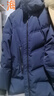 鴨鴨【大師剪裁系列】羽絨服女短款2025冬季新款戶(hù)外防寒保暖外套MY 藏青色 L (165) 曬單實(shí)拍圖