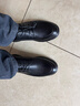 木林森（MULINSEN）男士休閑皮鞋中老年爸爸鞋商務(wù)牛皮鞋子男 SL257110 曬單實(shí)拍圖