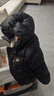 戴維貝拉女童三防羽絨服寶寶白鵝絨外套冬裝男童連帽上衣 曬單實(shí)拍圖