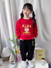 G.duck兒童新年衛衣套裝2026春節新款馬年本命年衣服男女紅色喜慶拜年服 紅衛衣-黑長(cháng)褲-馬上暴富【春秋】 薄款 120 cm 曬單實(shí)拍圖