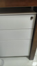 柜隆高文件柜矮柜鐵皮柜桌下抽屜柜活動(dòng)柜辦公室儲物柜帶鎖打印機柜子 白色-側拉-三抽 0.8mm 曬單實(shí)拍圖