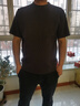 恒源祥高端針織短袖男冬季2025新款休閑半袖圓領(lǐng)暗花百搭羊毛衫打底毛衣 咖啡色【針織短袖】 2XL 180 適合155-170斤 曬單實(shí)拍圖