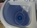 奧克斯（AUX）洗+脫共4.2公斤小型嬰兒童衣物專(zhuān)用洗衣機宿舍家用迷你雙桶缸內衣褲半自動(dòng)洗衣機XPB22-1288 白色 曬單實(shí)拍圖