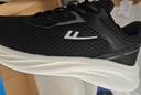 回力男鞋軟底跑步運動(dòng)鞋2025秋冬季新款男士休閑小白鞋子 黑色 40 曬單實(shí)拍圖