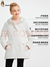 暇步士（Hush Puppies）童裝女童棉服25秋冬中大童厚外套兒童棉襖保暖 米白色   170    曬單實(shí)拍圖