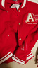 安踏（ANTA）好事發(fā)生系列新年紅外套男女同款冬季保暖棒球服男夾克刺繡情侶款 【新年棒球服】濃郁紅/象牙白-1 常規款 3XL 曬單實(shí)拍圖