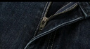HLA海瀾之家牛仔褲男冬山不在高系列磨毛加厚直筒褲子男新年 曬單實(shí)拍圖