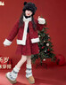 乖妮貓女童套裝新年衣服2026款兒童本命年小香風(fēng)戰袍公主春秋冬裝兩件套 圖片色 160 碼 曬單實(shí)拍圖