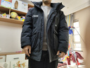 鴨鴨【王一博同款】羽絨服男女2025年新款冬季加厚連帽工裝外套潮上衣 曬單實(shí)拍圖