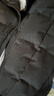 羅蒙（ROMON）羽絨服男秋冬新款白鴨絨連帽加厚保暖外套中青年潮牌面包服外套男 黑色 2XL 曬單實(shí)拍圖