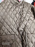 皮爾卡丹（pierre cardin）23年新款棉衣棉服女秋冬季菱格夾棉輕薄小棉襖新款裝短款純色外套 淺咖啡色 2XL 【建議135-150斤】 曬單實(shí)拍圖