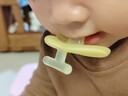 babycare安撫奶嘴 牙膠嬰兒用品超軟硅膠6月+新生兒安慰奶嘴 甜蜜瓜黃L碼 曬單實(shí)拍圖