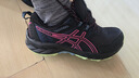 asics亞瑟士女鞋跑步鞋秋冬季越野跑鞋減震耐磨馬拉松運動(dòng)鞋子愛(ài)世克斯 黑灰色/粉色 37 曬單實(shí)拍圖