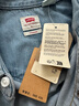 Levi's李維斯男士美式復古街頭潮流休閑百搭時(shí)尚牛仔襯衫外套 淺藍色 L 曬單實(shí)拍圖