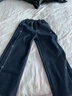 木木屋（mumuwu）女童牛仔褲加絨秋冬2025新洋氣兒童闊腿褲加厚青少年直筒褲潮 曬單實(shí)拍圖