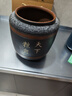 原食生活 陶瓷米缸帶蓋儲物米桶建水紫陶純手工密封防蟲(chóng)防潮米倉 天下糧倉款-20斤裝 曬單實(shí)拍圖