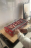 揚子 電燒烤爐家用烤串機無(wú)煙控溫大容量分體可拆洗烤肉機烤肉鍋烤盤(pán)電烤爐鐵板燒煎烤機燒烤爐烤架 紅色雙層【烤爐+烤網(wǎng)】 2層 曬單實(shí)拍圖
