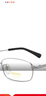 精工（SEIKO）眼鏡框男款全框鈦材輕商務(wù)休閑遠近視眼鏡架H01046 02 51mm銀鈀色 曬單實(shí)拍圖