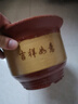 陶土花盆陶瓷花盆特大號特價(jià)批發(fā)紫砂盆紅陶花盆送托盤(pán)蘭花盆 口徑19cm送托盤(pán) 曬單實(shí)拍圖