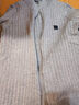 夢(mèng)特嬌（MONTAGUT）秋冬男士針織開(kāi)衫半高領(lǐng)加厚保暖拉鏈外套毛衣 灰色 52  曬單實(shí)拍圖