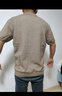 恒源祥【含羊毛】短袖男秋冬季半高領(lǐng)毛衣中年男士針織打底衫 花駝 2XL 曬單實(shí)拍圖