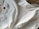 馬登工裝新疆純棉長(cháng)袖T恤男春7A抑菌打底衫圓領(lǐng)白色重磅男士體恤新款 白色 【男士?jì)却畲杭?男生內搭/打底衫男高級感】 S 曬單實(shí)拍圖