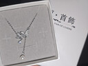 秋虞S999純銀光影蝴蝶項鏈女2026夏新款鎖骨鏈圣誕送女朋友情人節禮物 【蝴蝶結禮盒】光影蝴蝶項鏈 曬單實(shí)拍圖
