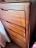 世皇源全實(shí)木斗柜胡桃木客廳五斗收納柜家用臥室四斗抽屜柜儲物柜爆款 五抽【胡桃色】正70*側45*高115 曬單實(shí)拍圖