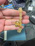 谷橘黃財神盤(pán)纏金發(fā)晶手鏈時(shí)尚輕奢金包銀轉運珠納福牌手串送女友 A級金發(fā)晶【銀約10g 包金約1g】 曬單實(shí)拍圖