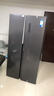 華凌美的出品561L對開(kāi)門(mén)雙開(kāi)門(mén)冰箱一級能效雙變頻凈味節能大容量風(fēng)冷無(wú)霜京東自營(yíng)HR-589WKP國家補貼 曬單實(shí)拍圖