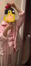 野獸派家居（tbh）宋雨琦同款三麗鷗Hello Kitty法蘭絨家居服套裝冬季可外穿睡衣女 Hello Kitty法蘭絨家居服 粉紅條紋 M 曬單實(shí)拍圖