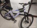鳳凰自行車(chē)女款山地車(chē)男變速越野單車(chē)青少年學(xué)生成人公路賽車(chē) 坦途510 鋼架輻條輪-淺光紫 26寸【適合155-185cm】 24速 曬單實(shí)拍圖
