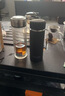 富光保溫杯男士316L不銹鋼水杯便攜商務(wù)真空泡茶杯子團購定制刻字 黑色350ML（316內膽） 350ml 曬單實(shí)拍圖