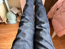 HLA海瀾之家加絨牛仔褲男三國演義五袋保暖褲子男新年 曬單實(shí)拍圖