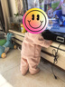 多嘻?？▼雰阂路锒Ｅ馓壮蓖煮w套裝男女寶寶冬裝 小花【粉】 90 曬單實(shí)拍圖