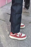 冊樂(lè )紅色水洗帆布鞋男女款隱形增高7cm復古溶解鞋子潮牌厚底運動(dòng)板鞋 水洗紅 42 男碼 曬單實(shí)拍圖