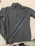 優(yōu)衣庫女裝HEATTECH彈力搖粒絨半拉鏈套頭衫/打底衫479693 08 深灰色 S /155/80A 曬單實(shí)拍圖