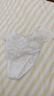 mybody商場(chǎng)同款波浪防夾臀蕾絲邊內褲女網(wǎng)紗秋季三角底褲 白色 XL 曬單實(shí)拍圖