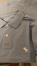 Abercrombie & Fitch【經(jīng)典POLO】小麋鹿圖案男裝25夏季美式通勤短袖T恤 天藍色 L (180/108A) 曬單實(shí)拍圖