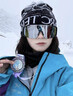 OSKV雪山爬山護目鏡近視眼可戴戶(hù)外滑雪鏡登山徒步防風(fēng)沙男女近視套鏡 護目鏡【黑框】可套眼鏡 曬單實(shí)拍圖