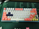 CHERRY櫻桃KW300MX TKL機械鍵盤(pán)81鍵NewVintage無(wú)線(xiàn)熱插拔兼容MACMINI電競辦公家用 粉/藍 靜音紅軸 曬單實(shí)拍圖