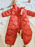 巴拉巴拉童裝嬰兒連體衣輕薄羽絨服寶寶衣服2025冬裝抱衣爬服男童女童萌趣 曬單實(shí)拍圖
