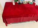 洽諾格金絲絨布料加厚紅色絲絨裝飾絨布展示窗簾會(huì )議桌布舞臺幕布防塵布 1.6幅寬1米長(cháng) 曬單實(shí)拍圖