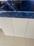 森森（SUNSUN）原生態(tài)溪流缸魚(yú)缸造景家用原生缸客廳超白玻璃底濾魚(yú)缸包安裝 皓月白-豪華款（黑金筒燈）升級雙重滴濾盒 1.2米長(cháng)47.6cm寬40cm缸高+85cm柜高 曬單實(shí)拍圖