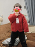 巴拉巴拉男童棉衣女童棉襖寶寶棉服冬裝2025年拜年服毛絨外套208125106201 曬單實(shí)拍圖