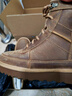 UGG秋冬季新款男士舒適保暖純色平底系帶圓頭短筒時(shí)尚休閑靴2026新款 BWST | 赤褐色 40 鞋內長(cháng)：25CM 曬單實(shí)拍圖