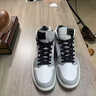 宇橋鞋子男款aj1經(jīng)典板鞋高低幫AJ1莆田百搭休閑運動(dòng)情侶氣墊籃球鞋女 高幫煙灰 42 曬單實(shí)拍圖