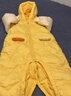 巴拉巴拉童裝嬰兒連體羽絨服連體衣寶寶衣服2025冬裝哈衣爬服萌趣男童女童 黃色小雞-白鴨絨 66 cm-充絨量66g 曬單實(shí)拍圖