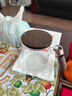 玻璃茶杯水杯帶蓋實(shí)木隔熱防燙把手茶水分離家用大容量實(shí)用 透明色450ml 曬單實(shí)拍圖
